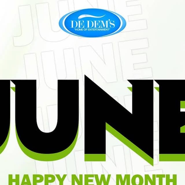 New month message from De Dems Park
